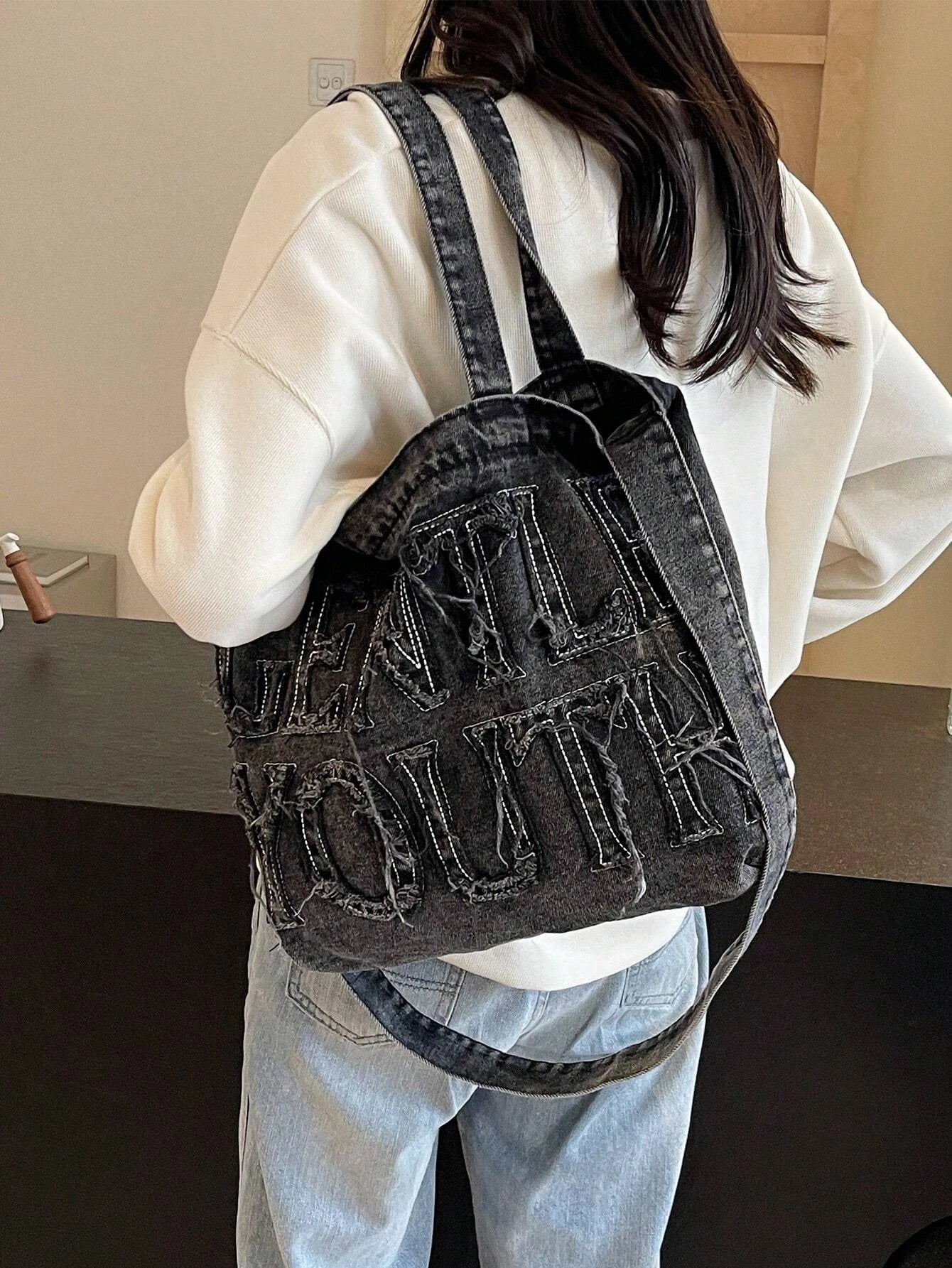 Jeans Canvas Tote Bag