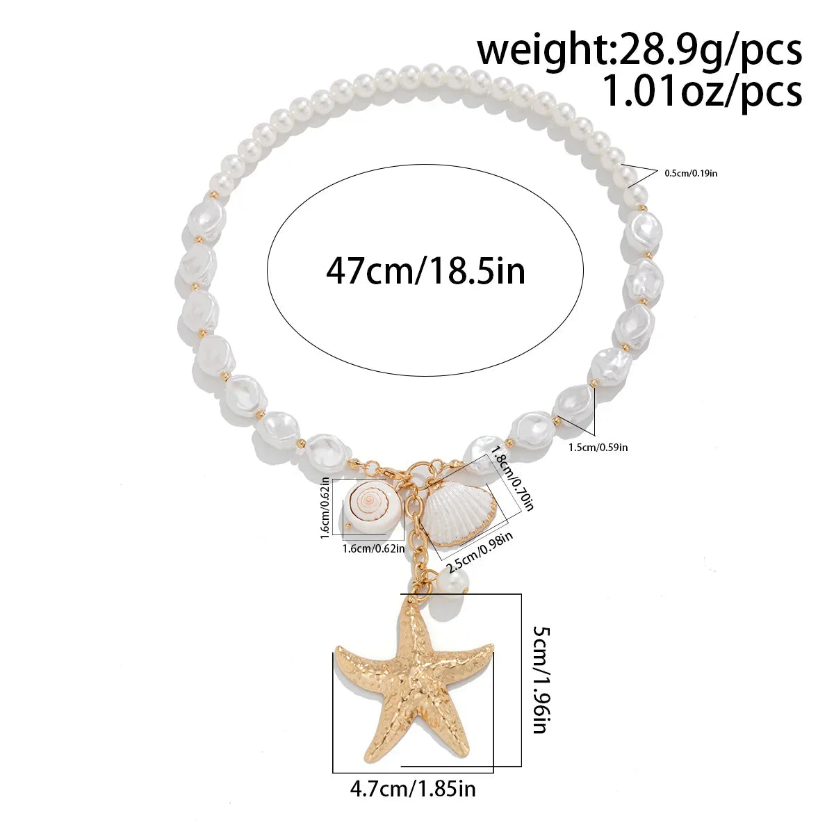 Elegant Imitation Pearl Necklace