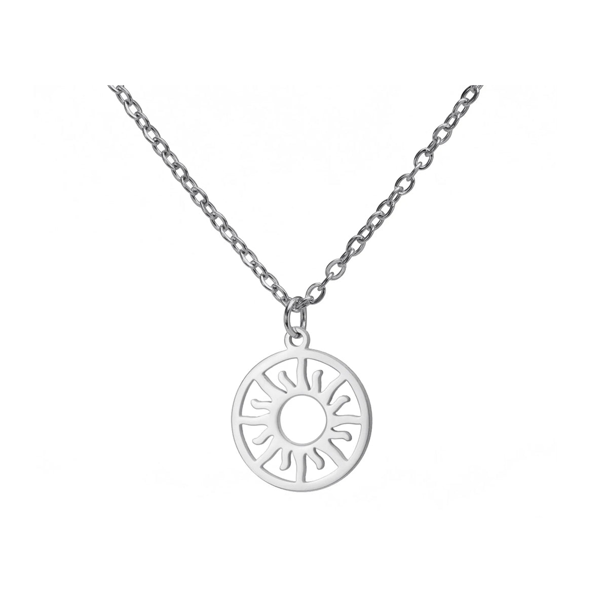 Sun Moon Clavicle Chain Necklace