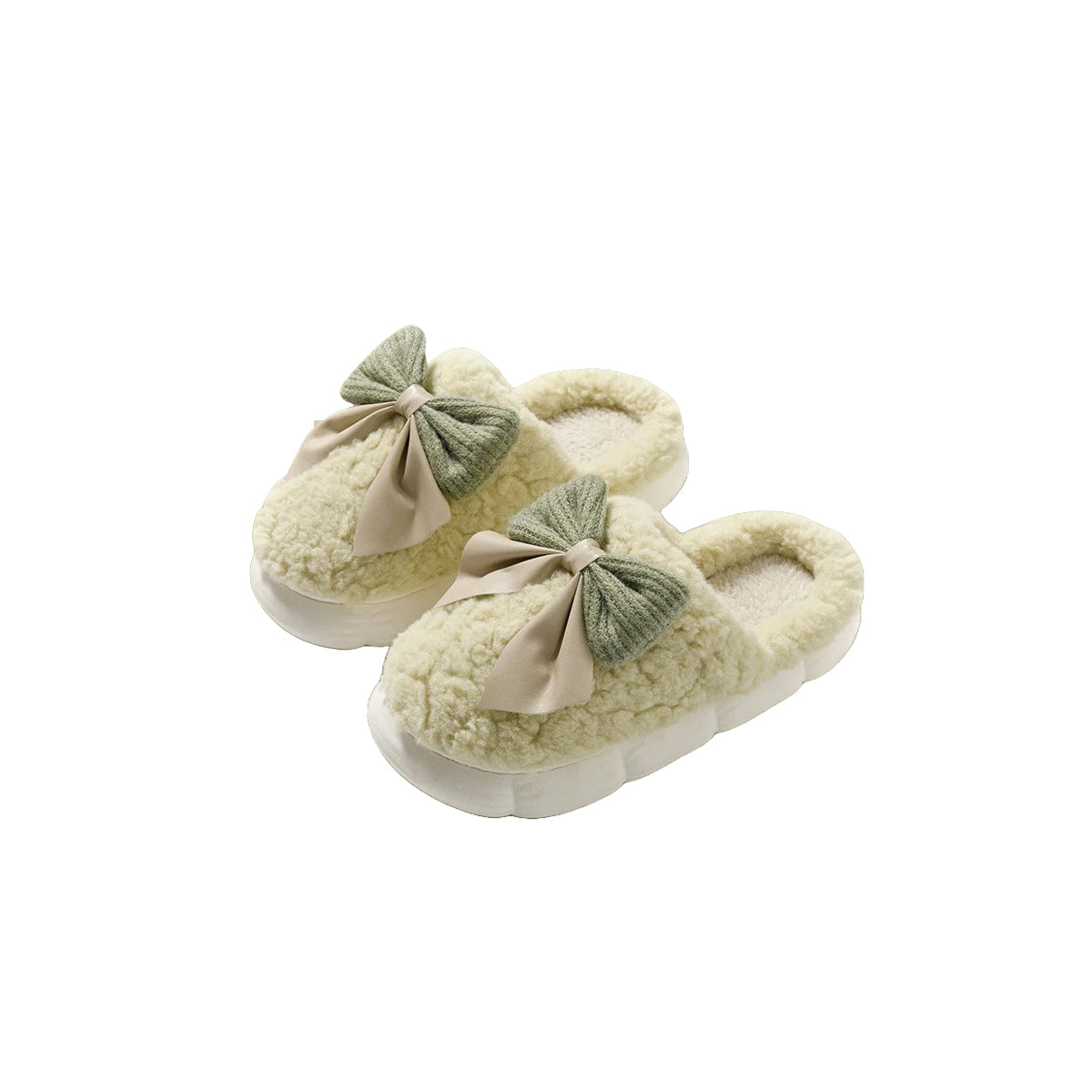 Cotton Bowknot Slippers