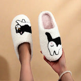 Cute Pet Pattern Cat Slippers