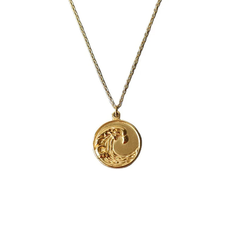 Free Golden Waves Necklaces