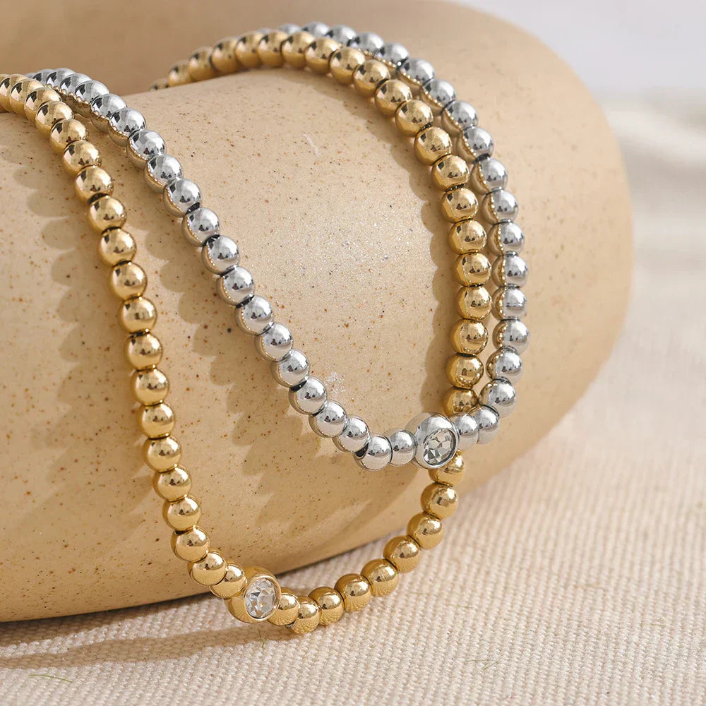 Round Beads Chain Necklace