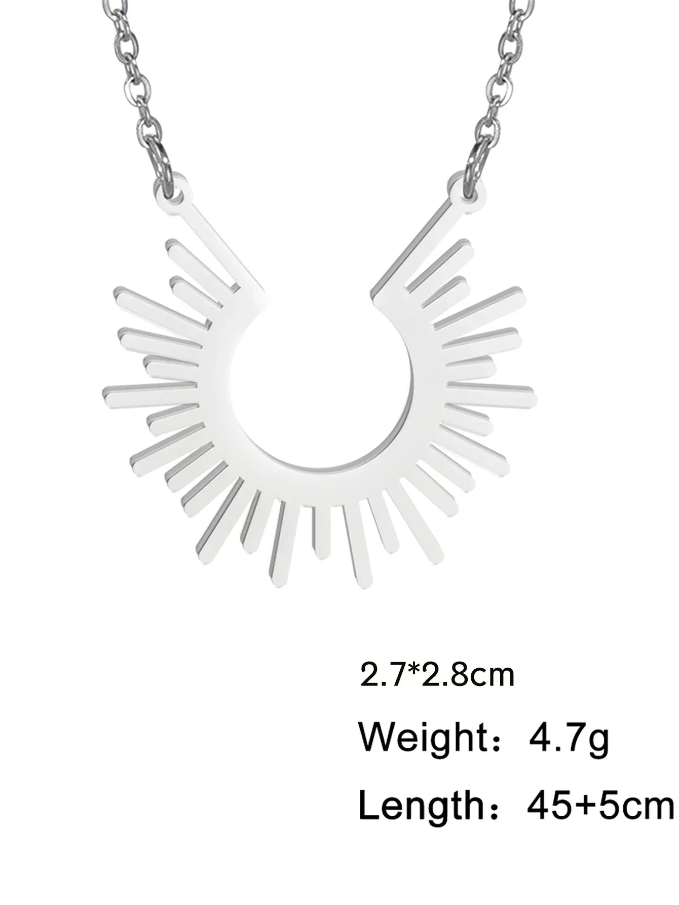 Sun Moon Clavicle Chain Necklace