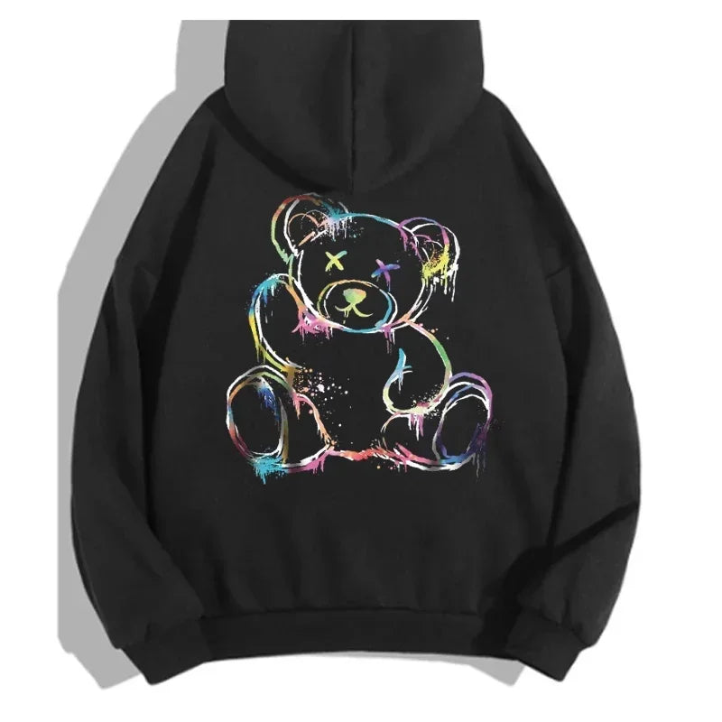 Colorful Bear Hoodie