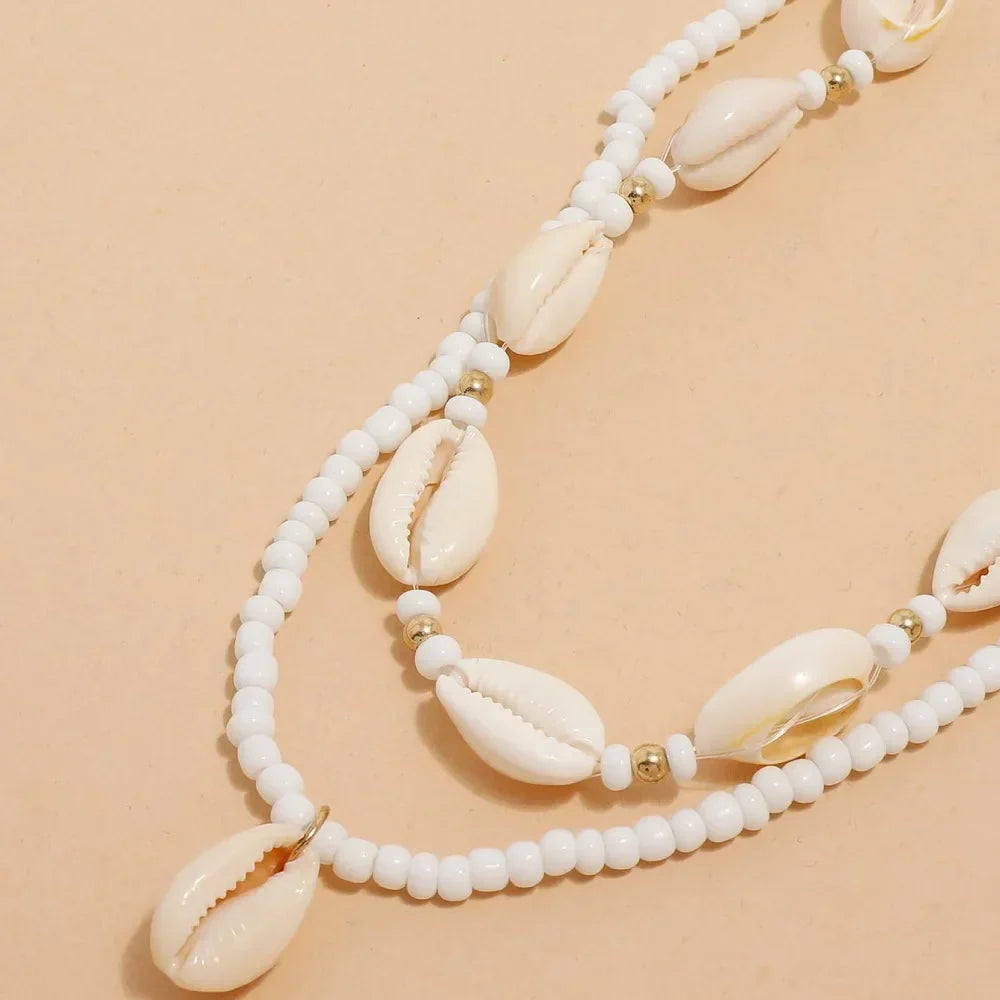 Vintage Shell Choker Necklace