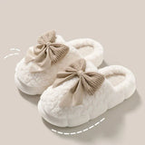 Cotton Bowknot Slippers