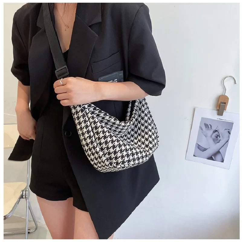 Classic Houndstooth Bag