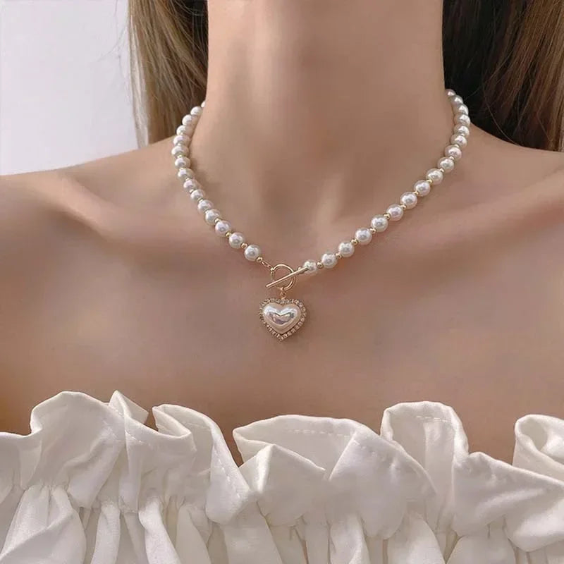 Love Pearl Necklace