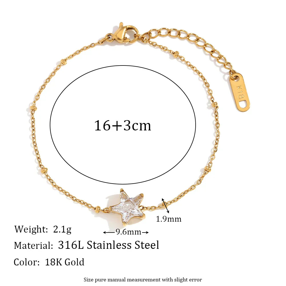 Star Thin Chain bracelets