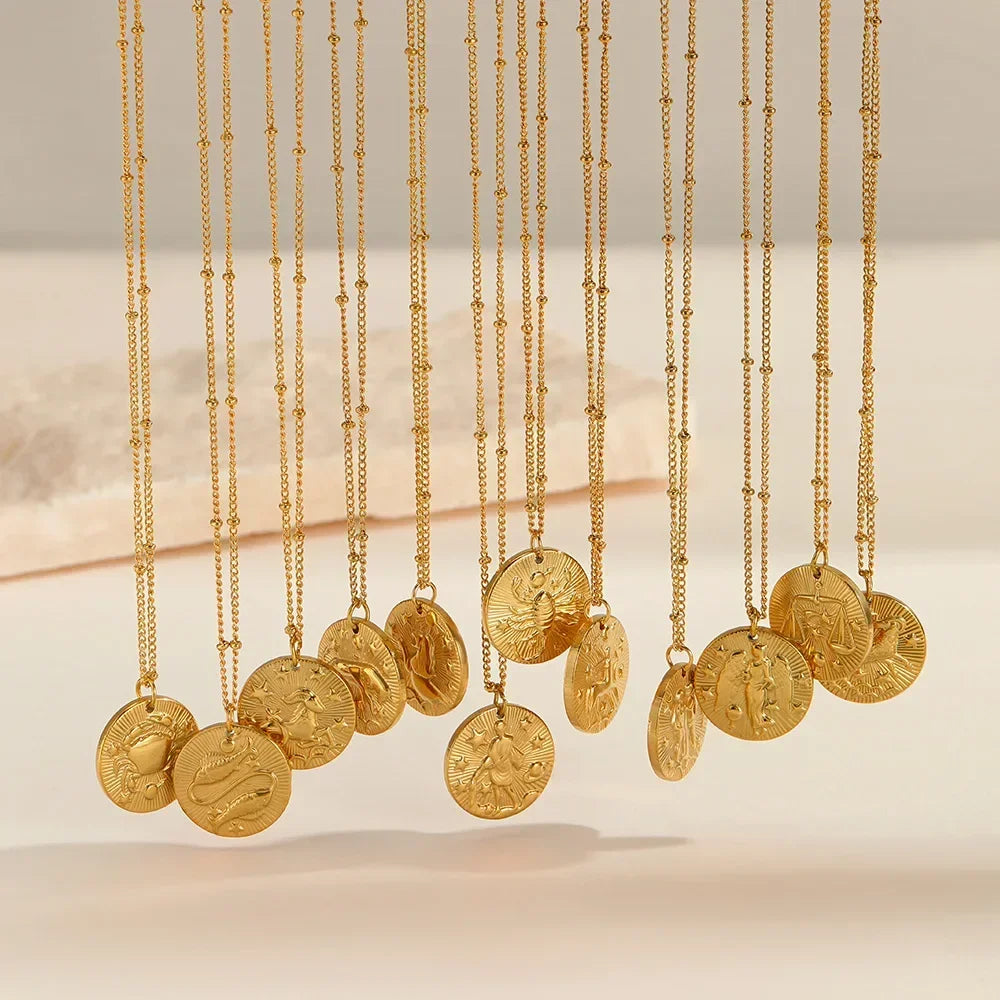 Personality Zodiac Signs Necklace