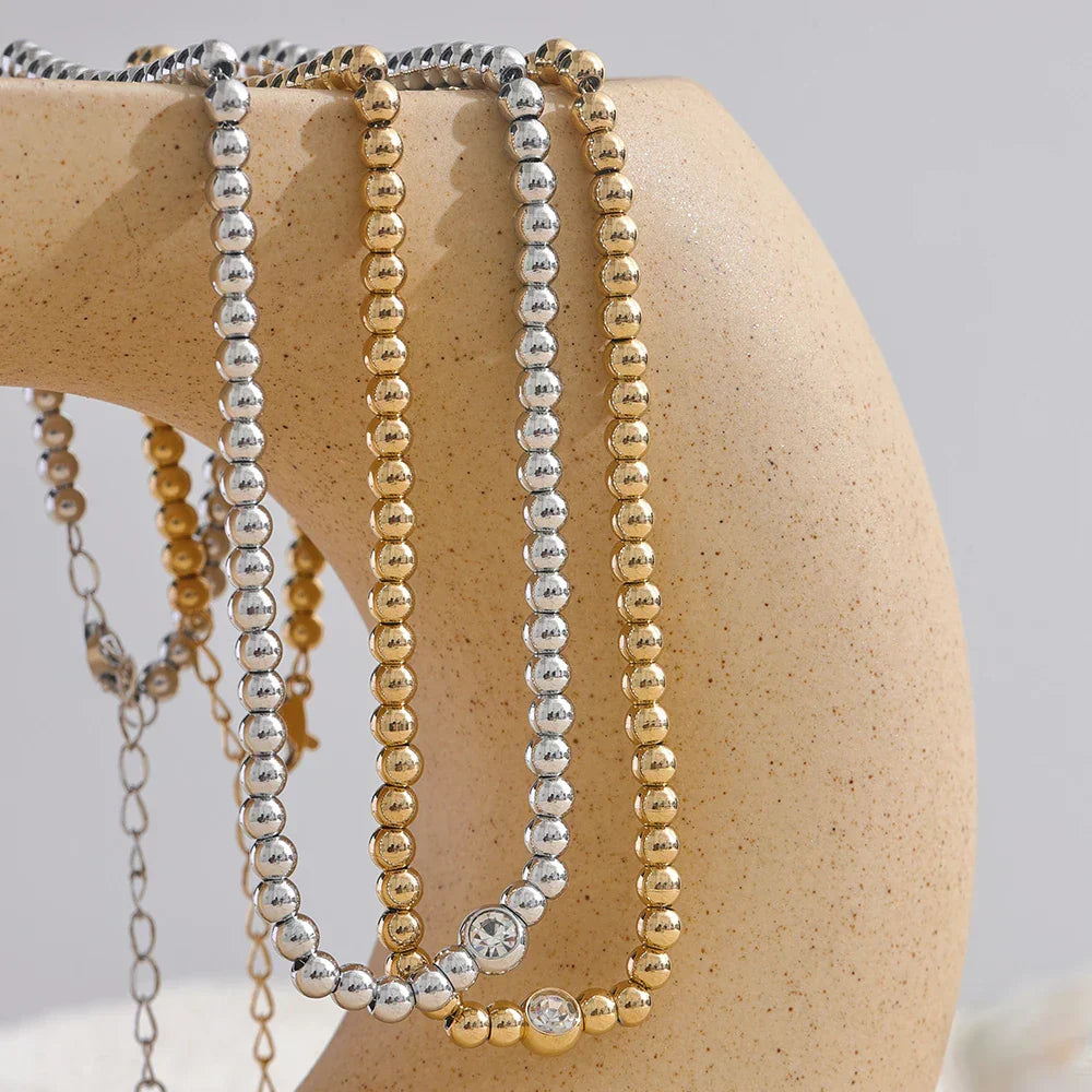 Round Beads Chain Necklace