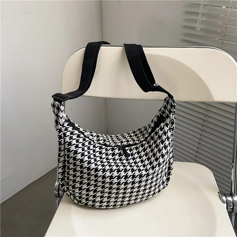 Classic Houndstooth Bag