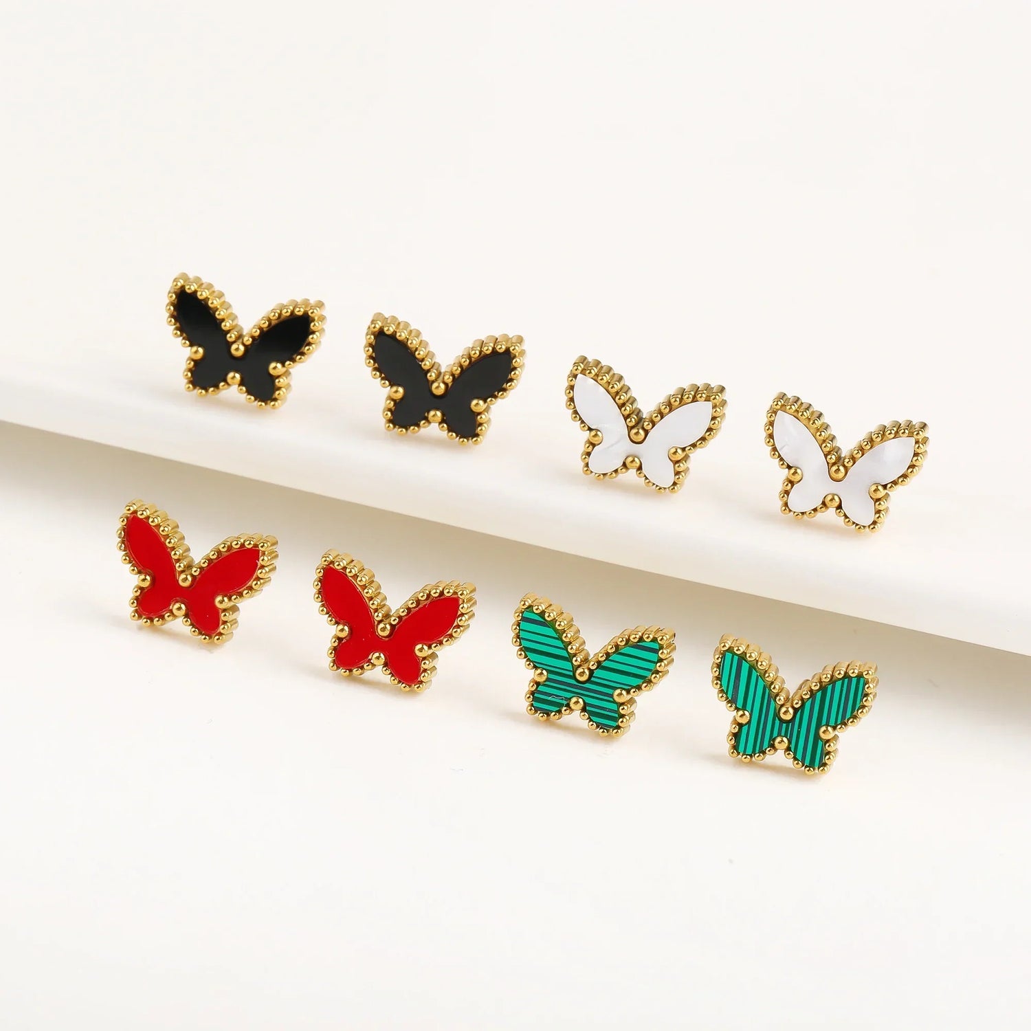 Butterfly Insect Bracelet & Earrings