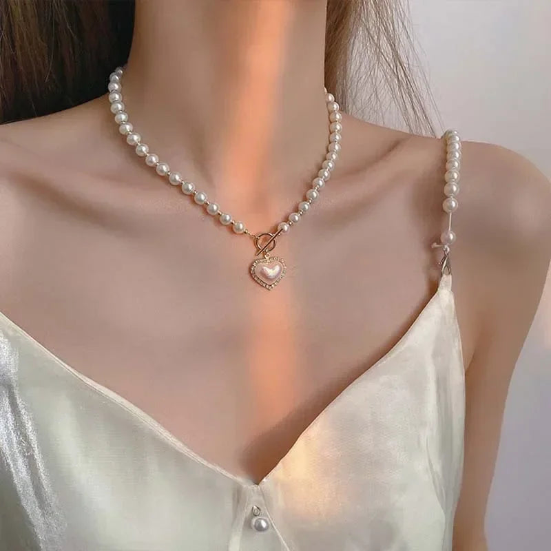 Love Pearl Necklace