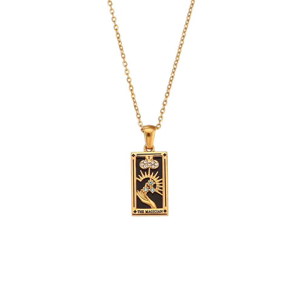 Zodiac Sign Square Necklace