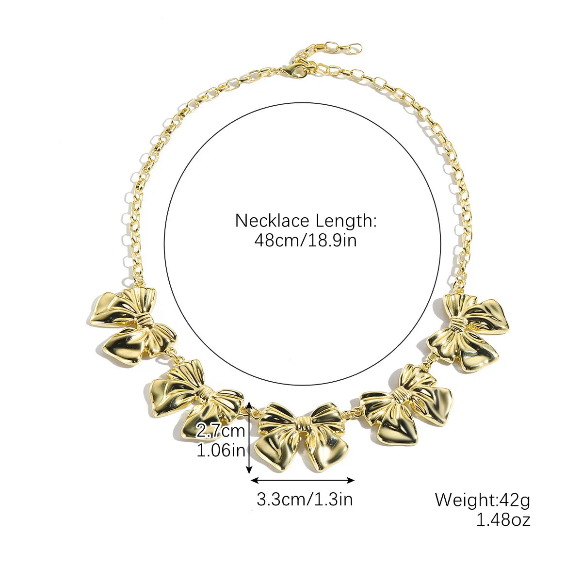 Golden Flower Necklace & Bracelet