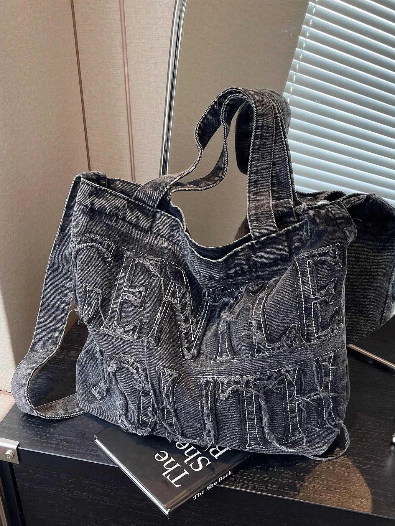 Jeans Canvas Tote Bag