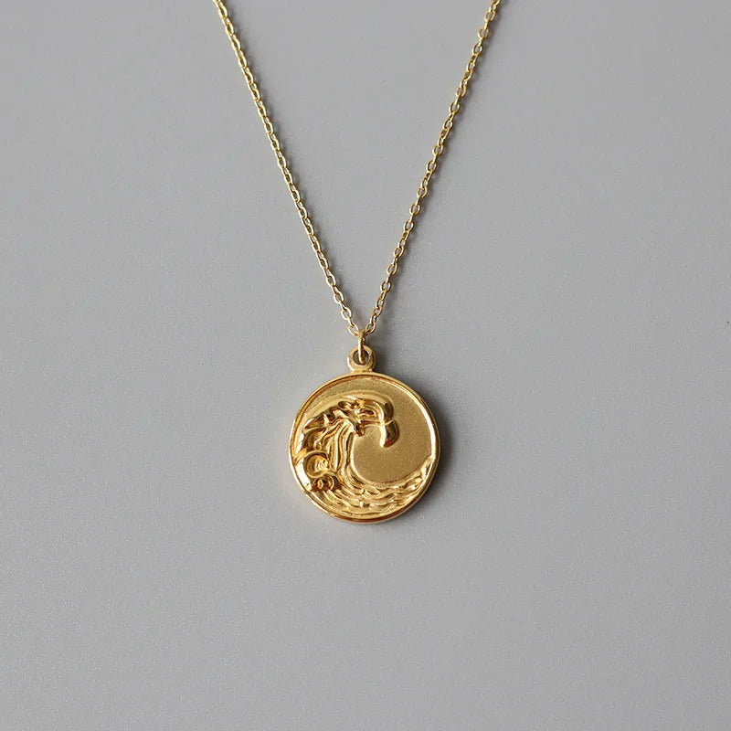 Free Golden Waves Necklaces