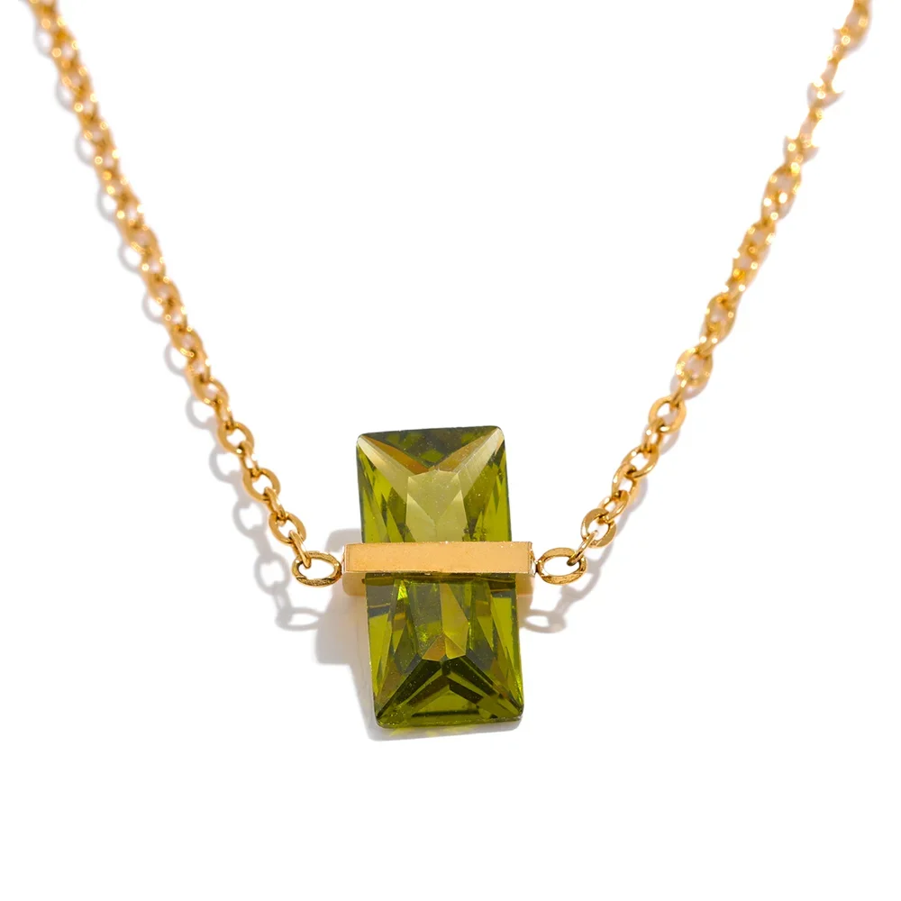 Olive Green Necklace