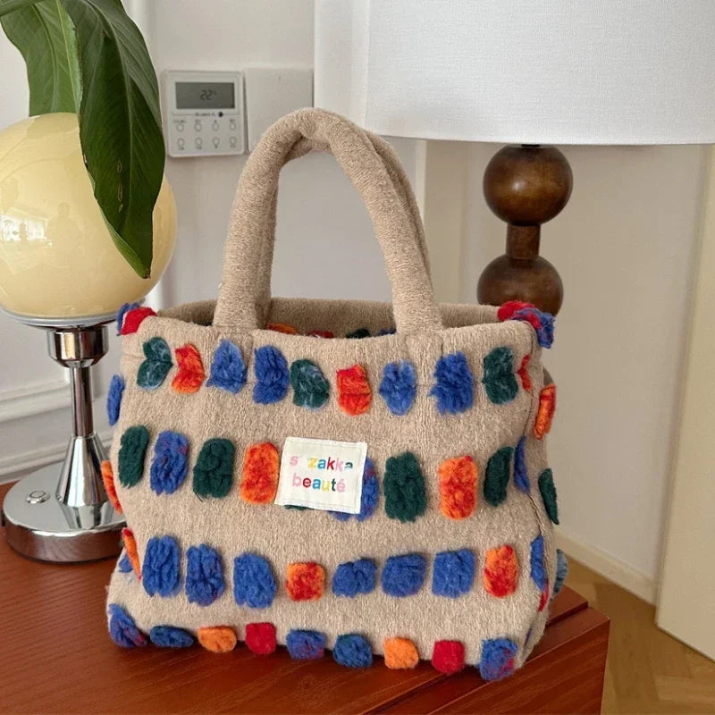 Color Plush Dots bag