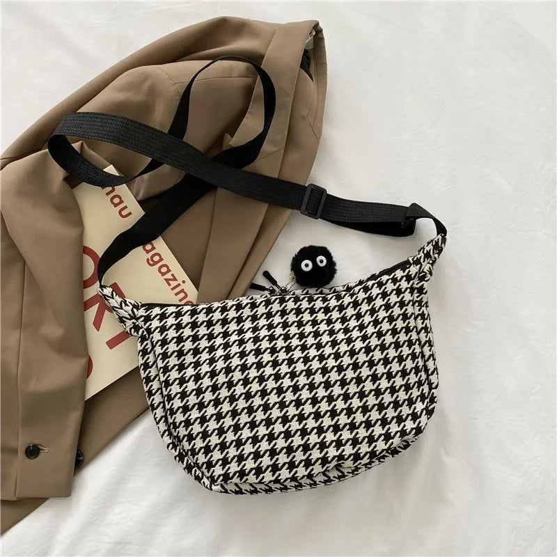 Classic Houndstooth Bag