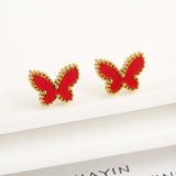 Butterfly Insect Bracelet & Earrings